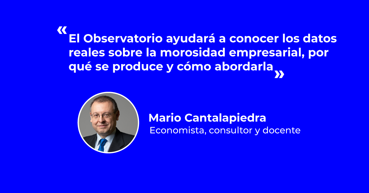 Entrevista Mario Cantalapiedra Observatorio  Estatal Morosidad Privada