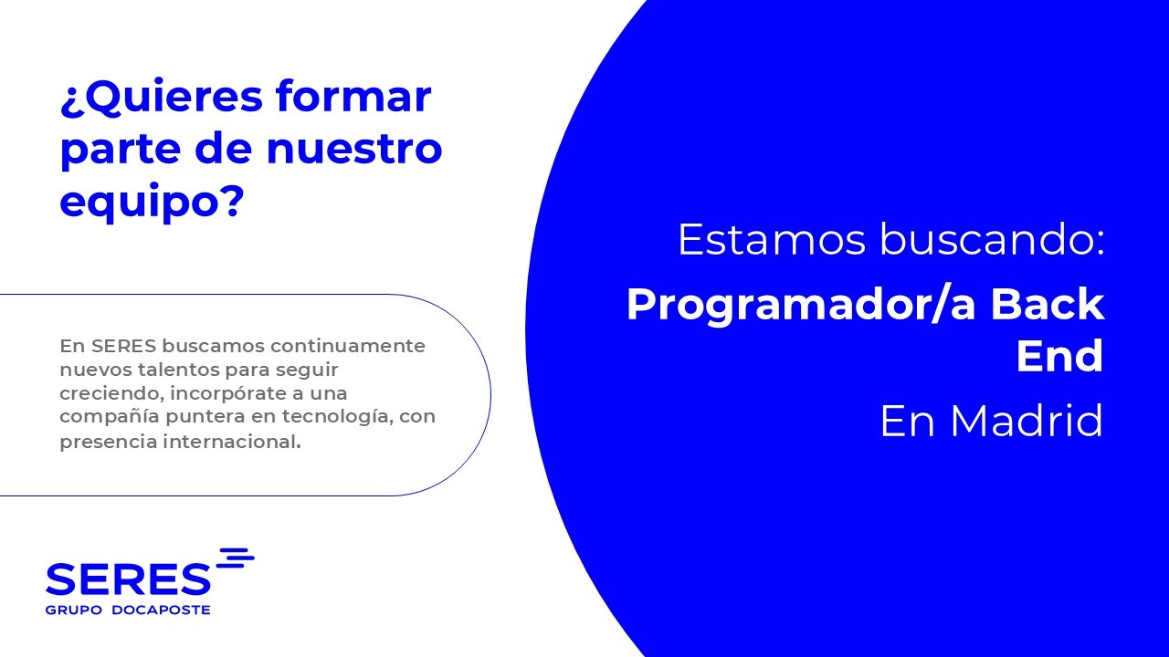 Programador/a Back End