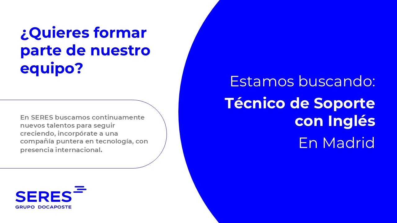 Técnico de Soporte con Inglés